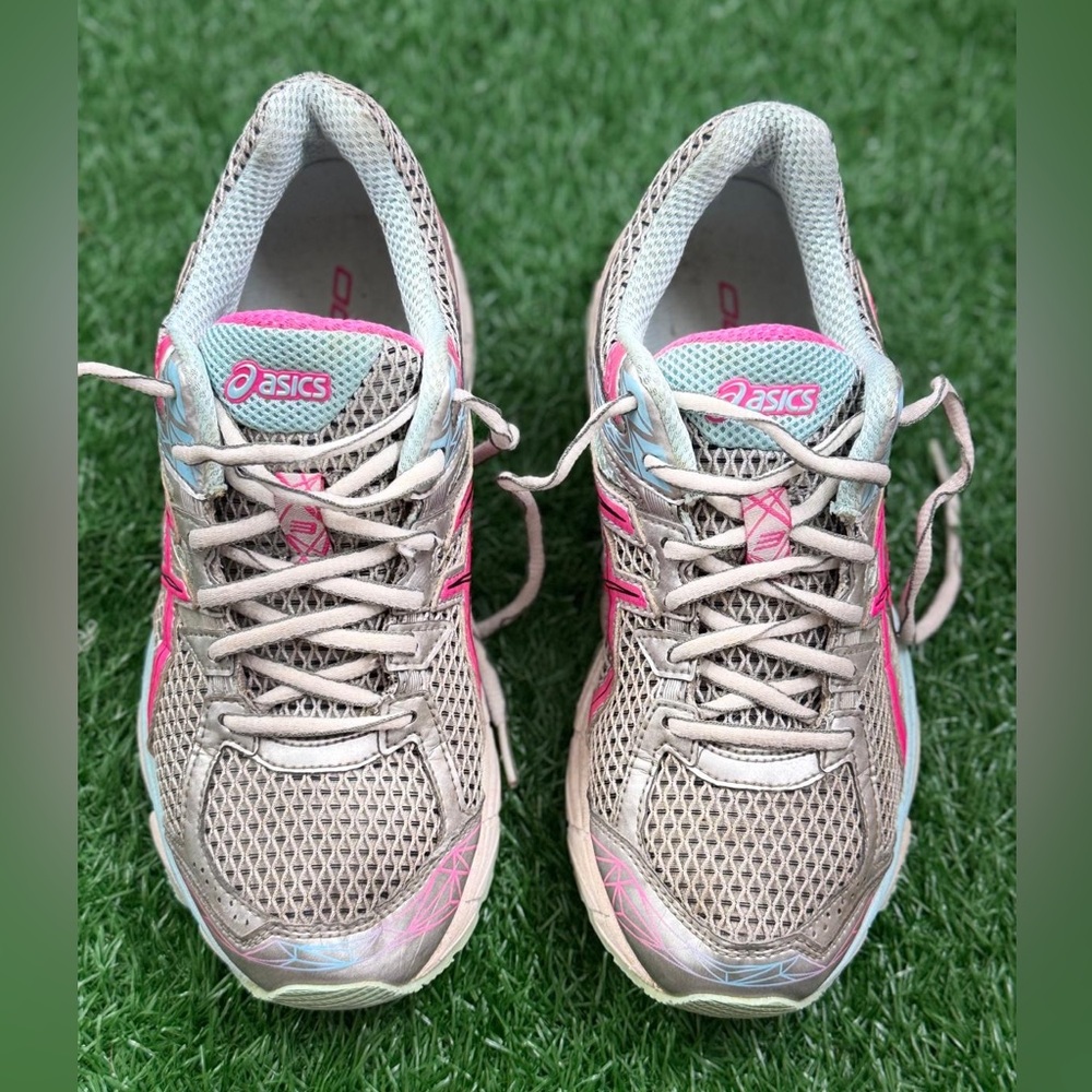 Asics Women’s Pink and Tan‎ Athletic Shoes for Performance Size 5.5